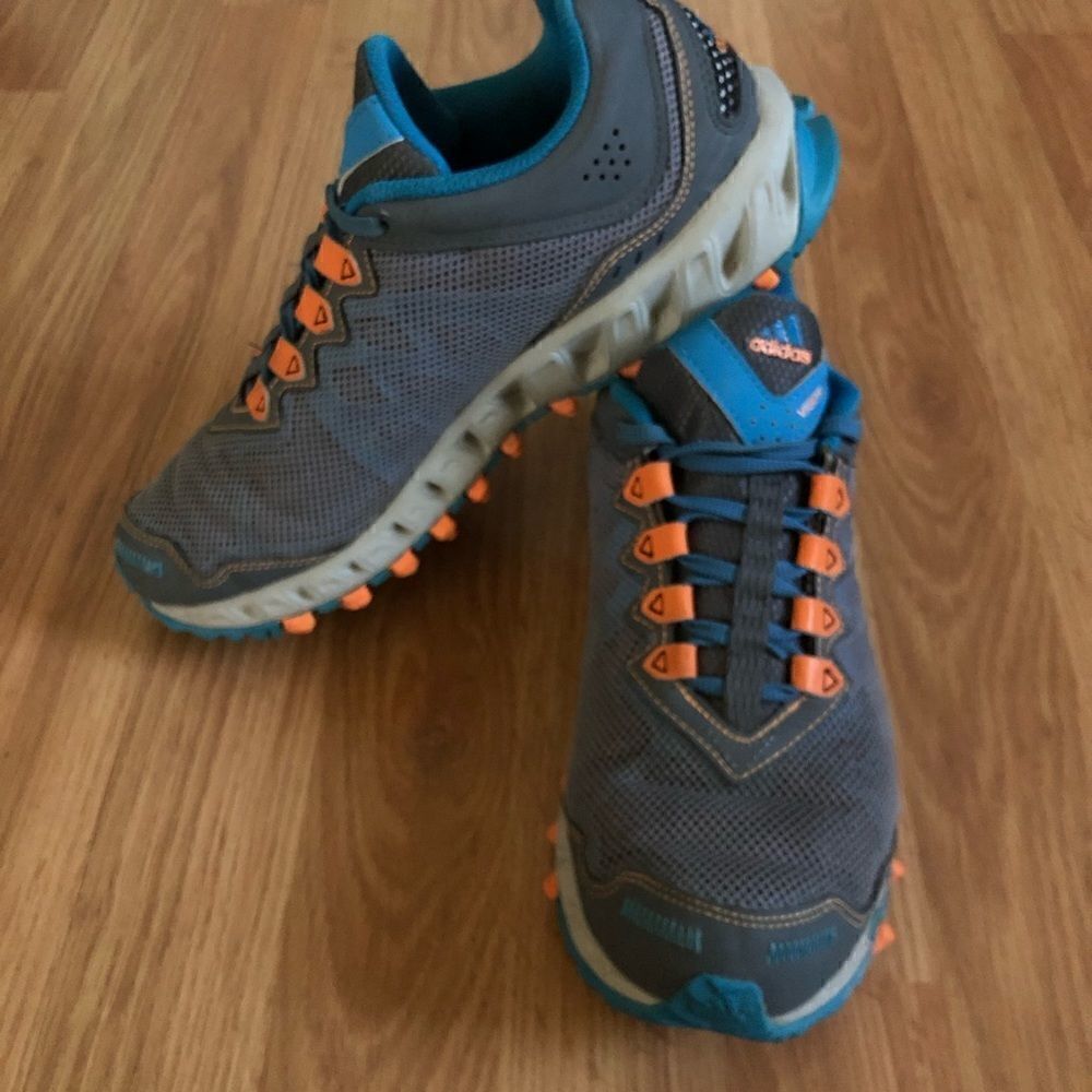 ADIDAS Vigor 4 TR Gray/Blue Trail Running Shoes G99551 - Picture 8 of 10
